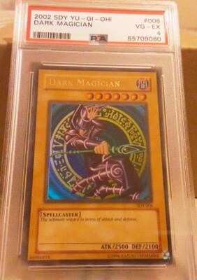 YU-GI-OH! Dark Magician Ultra Rare SDY-006 2002 PSA 4 VG-EX-image