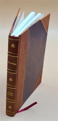 Paintings In The Collection Of Joseph Widener At Lynnewood Hall. [Leather Bound]-image