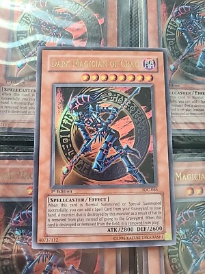 Dark Magician of Chaos IOC-065 1st Edition Wavy Print Holo Bleed-image