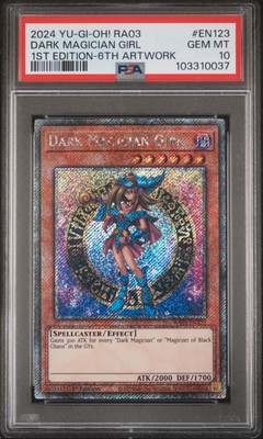 2024 YU-GI-OH! RA03-QUARTER CENTURY BONANZA #EN123 DARK MAGICIAN GIRL PSA 10-image