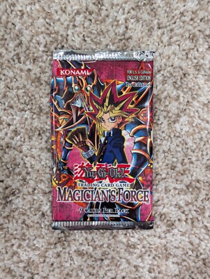 EMPTY Yugioh Magician's Force 1st Edition Pack Wrapper (No Cards!)-image