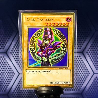 Dark Magician - MGED-EN002 - Premium Gold Rare - 1st Edition Near Mint-image