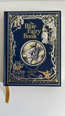 THE BLUE FAIRY BOOK by Andrew Lang Illustrated Leather Bound Collectible Deluxe-image
