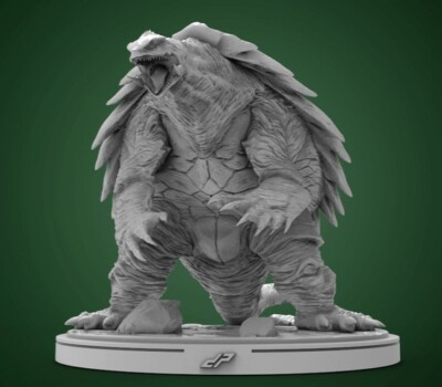Gamera 1999 or 1996 3D Printed Model Kit 12