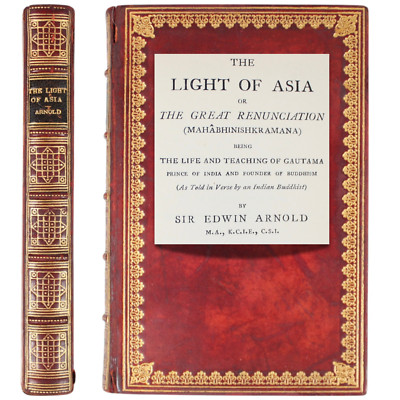 BUDDHISM Poetry Light of Asia Arnold SPIRITUAL Eastern Philosophy 1923 Classic-image