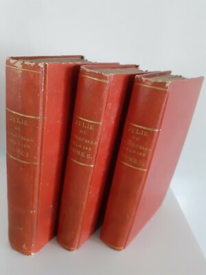 Julie Or The New Eloise J.J. Rousseau 3/3 Vol. 6 Engravings Ledoux Tenré 1819-image