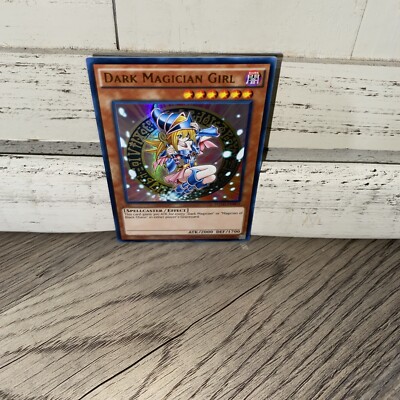 Yu-Gi-Oh Dark Magician Girl #YGLD-ENB03 Ultra Rare TCG CCG 1996-image