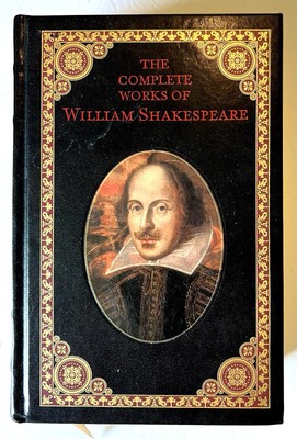 Complete Works of William Shakespeare (1994) Leather/Gold Barnes & Noble Ed. HC-image