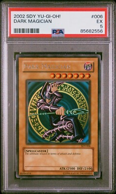 YUGIOH PSA 5 2002 Dark Magician SDY-006 Ultra Rare (STOCK PHOTO)-image