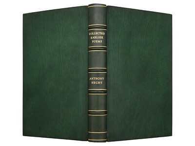 Collected Earlier Poems by Anthony Hecht, Signed Custom Harcourt Binding-image
