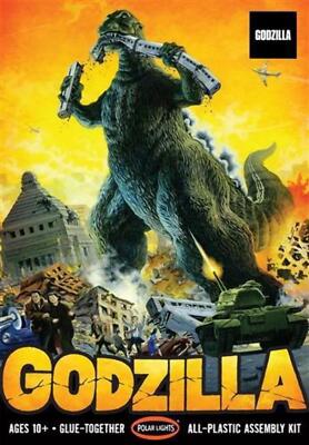 POLAR LIGHTS POL956 1/144 GODZILLA PLASTIC MODEL KIT-image