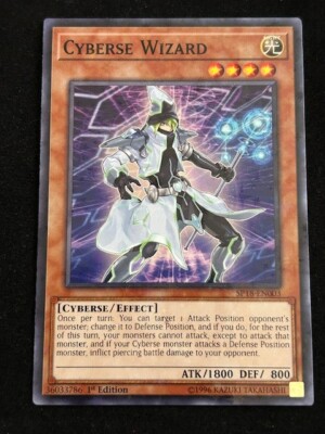 Cyberse Wizard [Starfoil Rare] SP18-EN003 YuGiOh Star Pack VRAINS-image