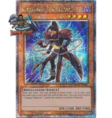 Yugioh! 1x Gagaga Magician RA04-EN007 Quarter Century Secret Rare 1st Ed NM-image