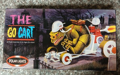THE GO KART PLASTIC MODEL KIT MODEL #5029 NEW IN BOX POLAR LIGHTS 1999 A-image