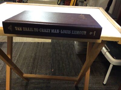 the trail to crazy man louis lamour leather bound collection-image