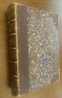 Littell's THE LIVING AGE Vol 114 1872 Leather Bound Collection Writings-Articles-image
