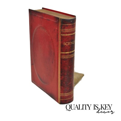 Vintage Italian Regency Red Leather Bound 