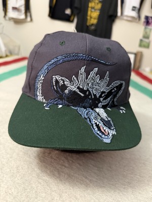 Vintage 1998 98 Godzilla Movie Flex Fit Hat Cap Youth Embroidered Brand New BNWT-image