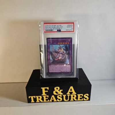 2016 Yu-Gi-Oh 1st Edition Dark Magician Girl The Dragon Knight DRL3-EN044 PSA 10-image