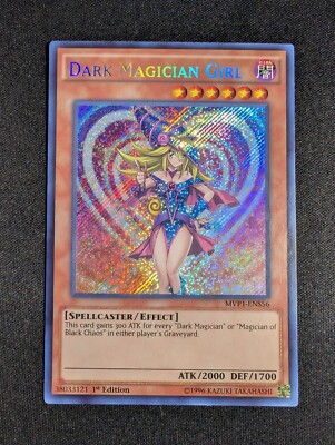 Yugioh - Dark Magician Girl MVP1-ENS56 1st edition Secret Rare LP-image
