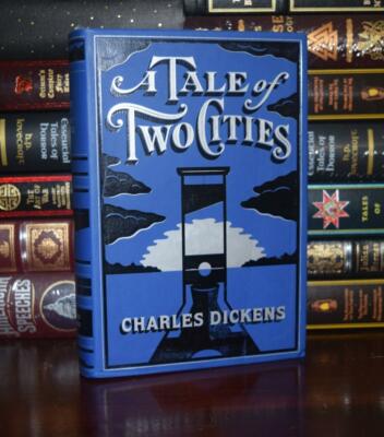 Tale of Two Cities by Charles Dickens New Leather Bound Collectible-image