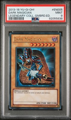 2013-2018 YU-GI-OH! LEGEND COLL GAMEBOARD ED #EN005 DARK MAGICIAN PSA 9-image
