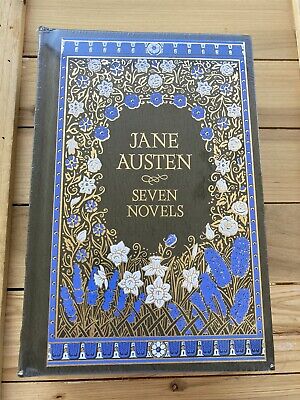 JANE AUSTEN - SEVEN NOVELS - Leather Bound, Gilded Edges, Sealed-image