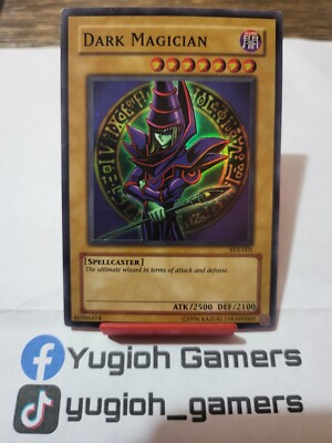 Yu-Gi-Oh Dark Magician SYE Super Rare  Heavy Played -image