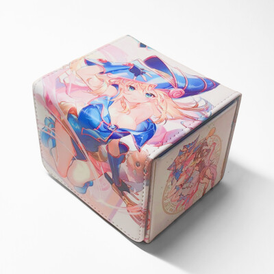 Anime Dark Magician Girl Yu-Gi-Oh! Pu Card Case Card Storage Box Gift-image