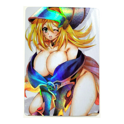 Doujin Art Waifu Anime Holo Foil ACG Card 1083 - Yu Gi Oh Dark Magician Girl-image