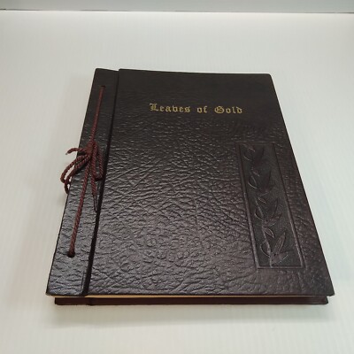 1964 Leaves Of Gold Book Anthology Of Prayers Phrases Verse Prose Religious VG-image