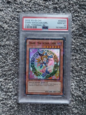 PSA 10 - Dark Magician Girl DT06 Duel Terminal Super Rare Yugioh-image