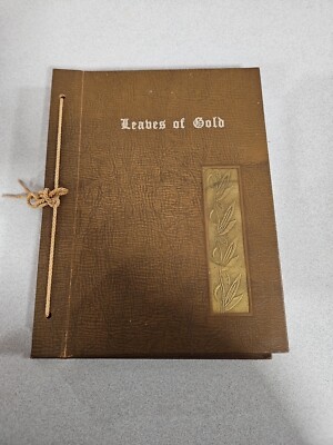 Vtg 1948 Leaves Of Gold In Anthology Of Memorable Phrases Inspirational Pray(B-H-image