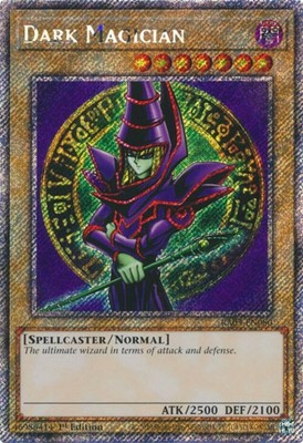 Yugioh! Dark Magician - RA03-EN080 - Platinum Secret Rare - 1st Edition Near Min-image