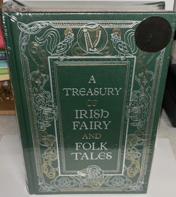 A TREASURY of IRISH FAIRY and FOLK TALES Leather Bound Collectible Edition NEW-image