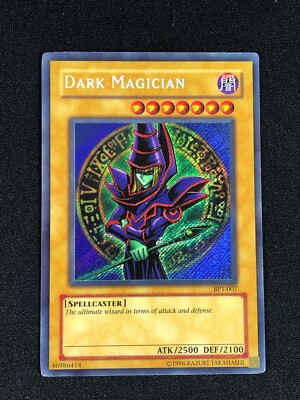  YUGIOH DARK MAGICIAN BPT-007 SECRET PLAY/EDGE WEAR-image