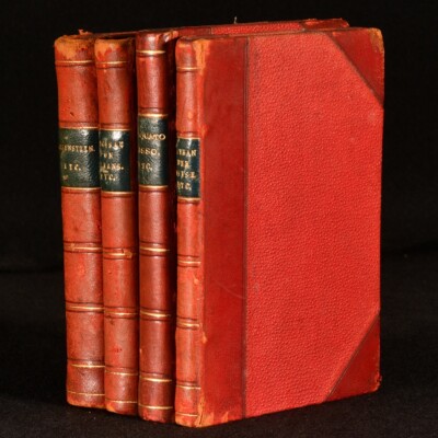 c1900 4vol A Collection of Plays by Schiller, Goethe, & Lessing Scarce German...-image