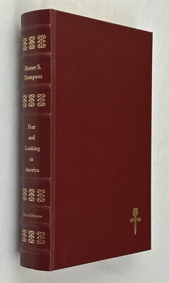 SIGNED Fear and Loathing in America by Ralph Steadman 1st Leatherbound-image