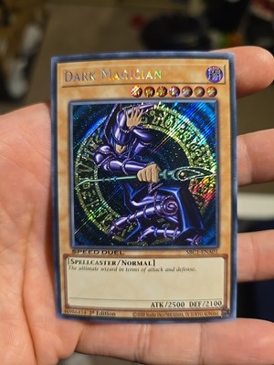 YUGIOH • DARK MAGICIAN • SECRET RARE • SBC1-ENA01 • 1st EDITION • NEAR MINT-image