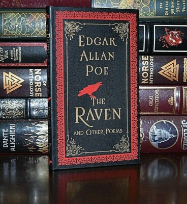 NEW Raven and Other Poems Edgar Allan Poe  Leather Bound Pocket Collectible-image