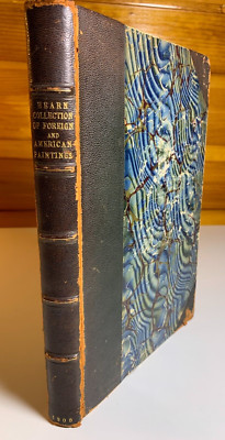 Antique Victorian Book Ornate Gilded Ornate Leather HEARN COLLECTION o PAINTINGS-image