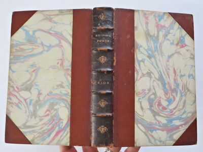 British Poets Matthew Prior Collected Works 1856 leather poetry book-image