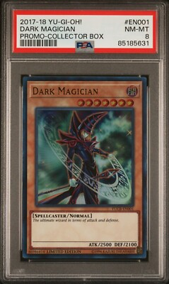 Yu-Gi-Oh! TCG Dark Magician Yu-Gi-Oh! Unique & Misc Promos Yucb-En001 PSA 8-image