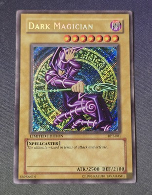 Dark Magician - Limited Edition BPT-001 - Ultra Rare - Heavy played - Creased-image