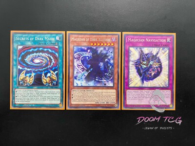 Yugioh “Dark Magician Deck Support” LED6-EN004, LED6-EN006, LED6-EN011 1st Ed-image