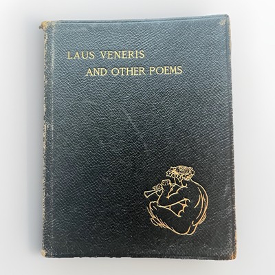 Laus Veneris Swinburne 1900 Miniature Antique Gilt Leather Victorian Poetry Book-image