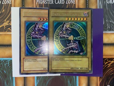 Yu-Gi-Oh! TCG Dark Magician SDY-006 Unlimited MISPRINT Faded Error - MP-image