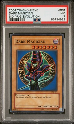 Yu-Gi-Oh! Dark Magician SYE-001 Super Rare Unlimited PSA 7-image