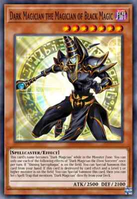 yugioh dark magician the magician of black magic ultra rare info-en006 info-image