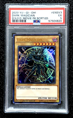 2020 SECRET EDITION PSA 5 MVP1-ENGV3 DARK MAGICIAN MOVIE PACK D.S.O.D G4478E0722-image